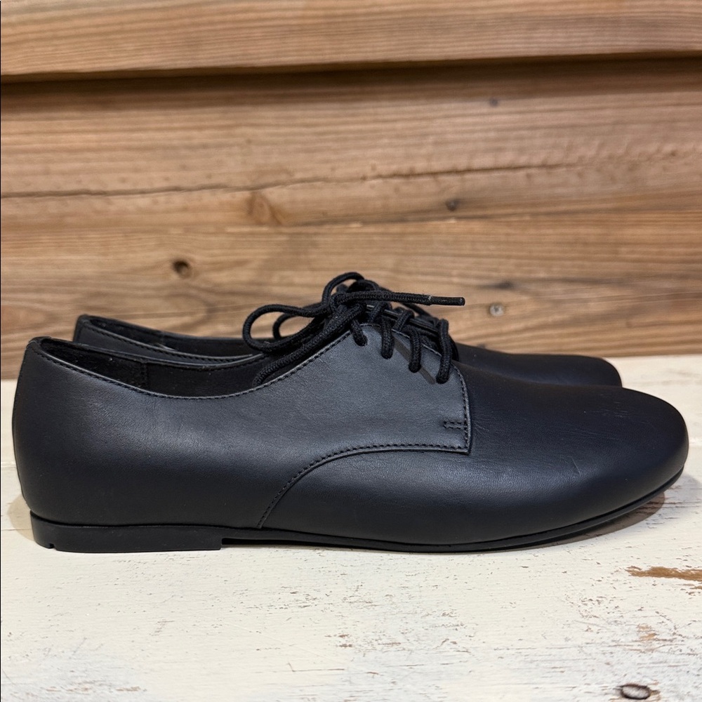 Birkenstock Saunders Natural Leather Lace Up Shoes